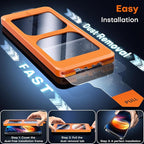 TOCOL for iPhone 16 Plus Screen Protector/iPhone 15 Plus Screen Protector 9H Hardness Military Grade Shatterproof HD Tempered Glass Full Coverage Easy Installation Case Friendly 2 Pack