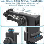 Suptig Phone Holder for Tripod, Action Camera Tripod Mount Adapter Compatible for iPhone, Gopro, DJI Action, Insta 360, Akaso, Mic, LED Light Photography Accessories