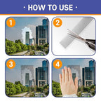 HA SHI Screen Repair Kit for Windows or Doors (2" x 15FT, Black) 3-Layer Strong Adhesive Tape, Made in Korea, Ease-Installation Fiberglass Covering Mesh