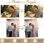 Custom Photo Puzzle – Personalized Jigsaw Puzzle from Your Photos in 200/300/500/1000/1500 Pieces – Custom Puzzle Gift for Families, Pets, Weddings, Anniversaries, Adults and Couples(300-vertical)