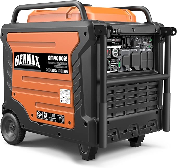 GENMAX Generator，EPA Compliant, Eco-Mode Feature, Ultra Lightweight for Backup Home Use & Camping
