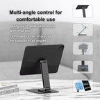 Magnetic iPad Pro M4 11-inch Stand with Wireless Charging 18W, 360° Rotating Aluminum Tablet Holder for iPad Pro M4 11-inch, Adjustable Desk Mount Series (M4-11inch)