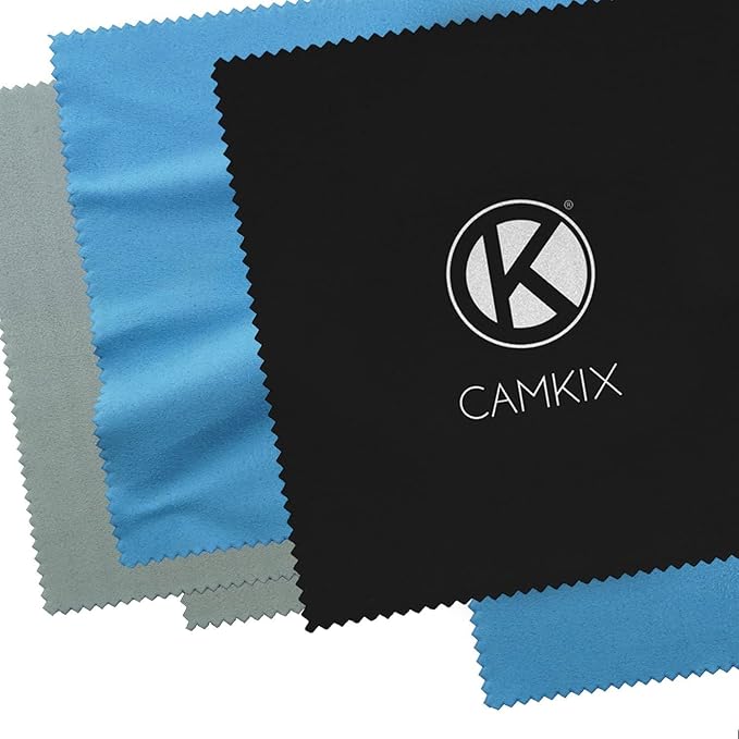 Camkix Camera Lens Cleaning Kit - Air Blower, 2in1 Lens Cleaning Pen, Cleaning Brush, Spray Bottle w/Cleaning Solution, Lens Cleaning Paper Tissue (Without Fluid)