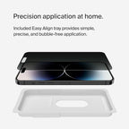 Belkin ScreenForce TemperedGlass Privacy Screen Protector for iPhone 14 Pro Max - Treated Surface with Anti-Fingerprint Coating and Included Easy Align Tray for Bubble-Free Application