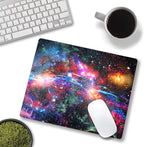 Galaxy and Nebula Mouse Pad, Milky Way Galaxy Mouse Pad, Gaming Mouse Mat Square Waterproof Mouse Pad Non-Slip Rubber Base MousePads for Office Home Laptop Travel, Solar Sysstem Orbit
