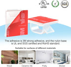 120PCS XHF Adhesive Cable Wire Clips Clear, Cable Holder Staples Outdoor Cable Management Wire Organizer Cord for Under Desk, Car, Wall, TV PC Ethernet Cable