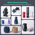 FLASHFORGE Adventurer 5M Pro 3D Printer with 1 Click Auto Printing System, 600mm/s High-Speed, Quick Detachable 280°C Nozzle, Core XY All-Metal Structure, Multi-Functional 220x220x220mm 3D Printer