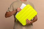 ANECDOTE Laptop Case 13-14 Inch – A Perfect Laptop Sleeve That is Compatible with MacBook Air/Pro and iPad Pro 12.9 – Fits in Your Bag, Padded and Protective with an Aesthetic Design (Neon Yellow)