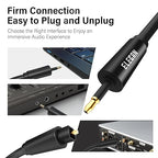 Elecan Mini Toslink to Toslink Digital Optical S/PDIF Audio Cable 20 Ft, Gold Plated Soft Flexible Fiber Optic Cable,Signal Protection PVC,Surround Sound for Soundbar,Home Theater,Hi-Fi System+Ties MI