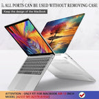 CISSOOK Compatible with MacBook Air 13 inch Case 2021, 2020-2018 Release Model M1 A2337 A2179 A1932, Protective Plastic Hard Shell Case Cover for MacBook Air 13-inch with Touch ID, Tree Landscape