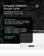 DR920 HL-L6210DW Drum Unit Replacement for Brother DR-920 use with TN920 TN920XL TN920XXL Work for Brother HL-L6210DW MFC-L5915DW HL-L5210DWT HL-L5210DN HL-L5210DW HL-L6310DW Printer