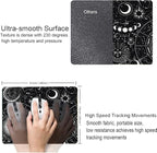 Moon Sun Mouse Pad - Custom Design, Waterproof, Non-Slip Rubber Base, Office Laptop, 9.5"x7.9"x0.12" Inch