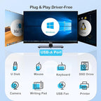 KAGO USB C Hub 4 Ports - Multiple USB 3.0 Hub with 5Ft Cable, USB-C Splitter Extender with USB Type-C Power Port, for Laptop,Desktop, Windows, Linux, PC(USB c)