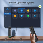 NexiGo Meeting 360 Ultra (Gen 3), Enhanced All-in-One Conference Camera System, Multi-Camera Setup, 8K Capture, AI-Powered Framing and Auto Tracking, for Medium to Large Meeting Rooms