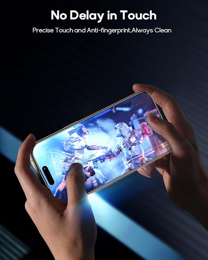 3 Pack for iPhone 14 Plus/iPhone 13 Pro Max Tempered Glass Screen Protector, Dust Free CABIN, Auto Positioning, Bubble Free, High Definition, Easy Installation,9H+ Hardness