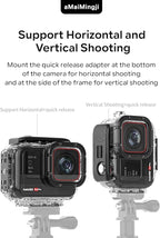 Underwater Dive Case for Insta360 Ace Pro/Ace, 60M/196FT Waterproof Case, Protective Diving Water Housing Cover Shell for Insta360 Ace Pro Action Camera, for Insta360 Ace Pro Accessories