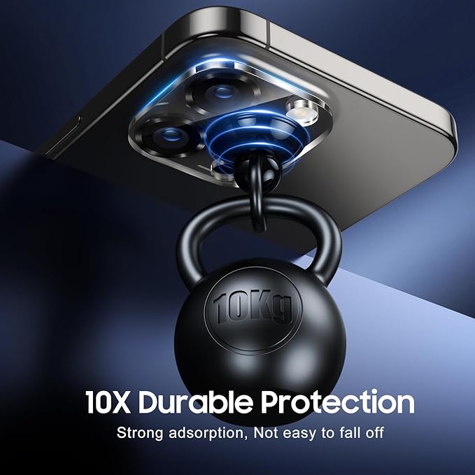 UniqueMe for 3 Pack iPhone 16 Pro/iPhone 16 Pro Max Camera Lens Protector - [Drop Protection] [Case Friendly] 9H Tempered Glass Camera Cover Screen [Update New Version] - Grey