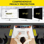 32 Inch Privacy Screen for 16:9 Computer Monitor, Anti-Blue Light Monitor Privacy Screen Filter, Anti-UV Computer Shield, Hanging Type