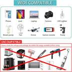 300W Car Power Inverter, DC 12V to 110V AC Car Plug Adapter with LED Display, 65W/24W USB-C Fast Charging Car Outlet Adapter to Wall Plug,Portable Car Charger with Switch Control Converter for Laptops