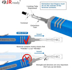 JRready DRK-D173P Molex 11-03-0044 Mini-Fit Jr. Extraction Tool Molex Pin Extractor Tool Molex Pin Removal for ATX EPS PCI-E Connectors Terminal Release Tool ATX Pin Removal Tool