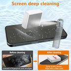 Cell Phone Cleaning Kit, iPhone Cleaning Kit for Charging Port Cleaner Keyboard Cleaning Kit for Airpods/Android/USB C/Earbuds/Laptop/iPad/Camera Lens with Stylus Pen, SIM Tool, Screen Brush (White)