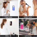 2 Pack Silicone Double-Sided Suction Grip – 40 Cups per Side, Strong Hold for iPhone, Galaxy, Pixel, Android – Hands-Free for Selfies & Videos (Rose Red)