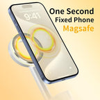 SEAJIC Magnetic Selfie Stick Tripod with Remote,54" Phone Tripod Compatible with MagSafe,Fit for iPhone 12/13/14/15 Series,Magsafe Case and Other Phones with Metal Ring
