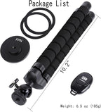 Magnetic Flexible Tripod for iPhone, Mini Bendable Tripod Stand with Wireless Remote for Magsafe, Compatible with iPhone 16 15 Plus Pro Max 14 13 12 Series
