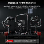 SMALLRIG Handle with Follow Focus for DJI RS 2 / RS 3 Pro/RS 4 / RS 4 Pro Gimbal Stabilizer, Handle with 1/4"-20 locating Holes and a Cold Shoe Mount, Max Load 4.4lb