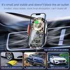 Phone Holders for Your Car with Wireless Chargre - Metal Hook Clip, Auto Clamp Air Vent Cell Phone Car Mount, Hands Free Universal Automobile Cradle Fit for iPhone Android and All Smartphones