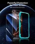 ESR 3 Pack for iPhone 16 Pro Screen Protector, [9H Hardness] [Military Grade Shatterproof] Tempered Glass Film with Easy Installation Tool, HD Clear, Scratch Resistant