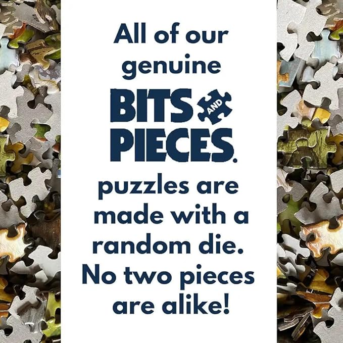 Bits and Pieces – 100 Piece Jigsaw Puzzle for Adults – Home Grown - Fall On The Farm Jigsaw Puzzle by John Sloane, Completed Puzzle Size: 15" x 19"