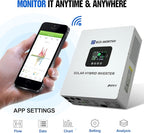 ECO-WORTHY Home Power Station Backup, 48V 280AH LiFePO4 Battery with 5KW Inverter, Communication Support, for Home Backup, Emergency, Solar Energy System