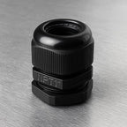 MGI SpeedWare 1" NPT Strain Relief Nylon Cord Grip Cable Glands, Black Plastic Grommet 20-Pack