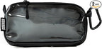 GOBAGS NEO Production Zipper Bags - Electronics & Camera Accessories Bag - Cable organizer, Gear Accessory Pouch, Travel Camera Essentials (Extra Small, Black, 2 pack)