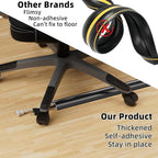 9.8ft Floor Cord Cover, Silicone Wire Hider, Hide Extension Cords, Protect Cords, Prevent Cable Trips, Heavy-Duty Adhesive-Backed Anti-Trip Cable Protector for Floor, Desk & Wall