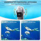 HONGDAK Invisible Dive Case for Insta360 X4, 45m/147ft Waterproof Case Protective Underwater Diving Housing Shell for Insta360 X4 with with Bracket Accessories & Anti- Fog Inserts