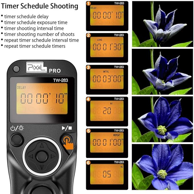 Wireless Remote Shutter Compatible for Sony Alpha a7 a7II III R RII RIII A7IV a7RIV a7S a300 a6000 a6500 a6400 a6300 a77II a100 a300 a450 a500 a580 a700 a850 a33 a55 a58 a65 a77 a99 RX100 II III IV