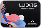LUDOS Clamor Wired Earbuds in-Ear Headphones, 5 Years Warranty, Earphones with Microphone, Noise Isolating Ear Buds, Memory Foam for iPhone, Samsung, School Students, Kids, Women, Small Ears - Purple