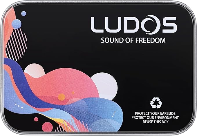 LUDOS Ultra Wired Earbuds in-Ear Headphones, 5 Years Warranty, Earphones with Microphone, Noise Isolating Ear Buds, Memory Foam for iPhone, Samsung, School Students, Kids, Women, Small Ears - Green