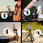 Neewer 6 in 1 Action Camera Mount Kit, Compatible with Hero 13 12 11 Max DJI Osmo Action Insta360, Metal Magnetic Quick Release Mount with 1/4" Thread & Folding Fingers for POV Shots, GP-23