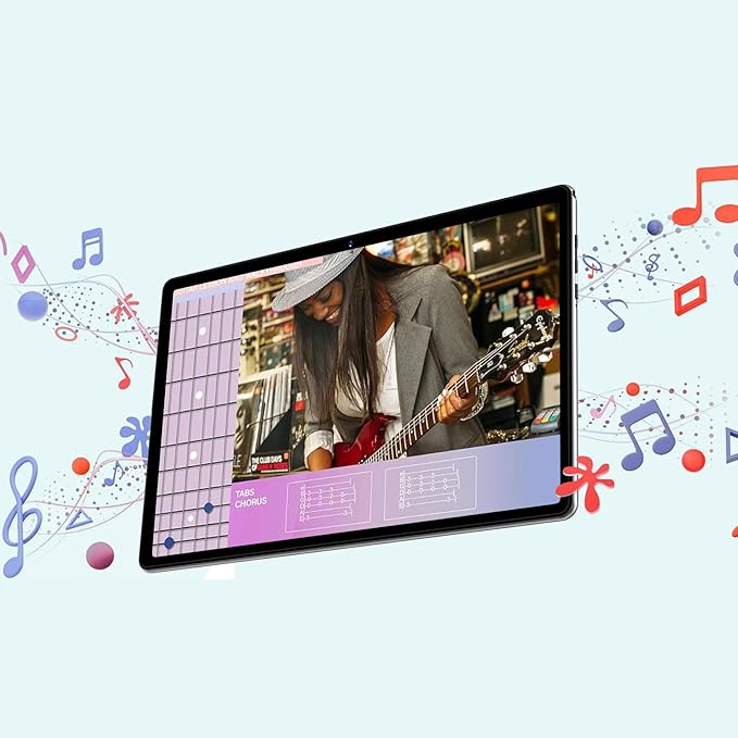Android 14 Tablet 10 Inch Tablets, 20GB+128GB/1TB Expandable, Tablets with Octa-Core, WiFi 6, Dual Camera, BT 5.0, 6000mAh Battery, HD IPS Display, Widevine L1, Tablet with Keyboard Mouse - Sliver