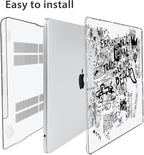 for 2025 2024 2023 2022 MacBook Air 13 inch Case M4 A3240 M3 A3113 M2 A2681 with Touch ID& 13.6" Liquid Retina Display, Plastic Hard Shell&Keyboard Cover&Screen Film&Webcam Cover, Elephant