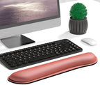 Dapesuom Enlarge Keyboard Wrist Rest, Memory Foam Keyboard Wrist Cushion for Computer Desk Mats Support, Typing Pain Relief Ergonomic Mouse Pad Rests with Non-Slip Base for Gaming, Laptop, Indian Red