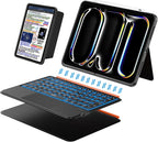 iPad Pro 11 inch Case with Keyboard (M4 2024),Flex Magnetic Detachable Magic Keyboard,Multi-Touch Trackpad,7-Color Backlit,Landscape/Portrait,160° Adjustable Stand for iPad Pro 11 (5th Gen) (Black)