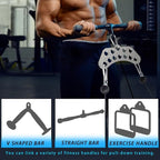 Double to Single Adaptor Plate for Cable Pulley Machines Durable Solid Stainless Steel with 3 Carabiners Suitable for Dual Cable Machines LAT Pulldown, Shoulder & Biceps Exercises