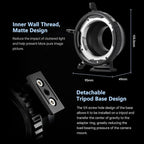 VILTROX PL-X Lens Adapter, Lens Converter Ring Camera Lens Mount Adapter Ring Compatible with PL Lens to Fuji X-Mount Cameras X-Pro1/X-Pro2/X-E1/X-E2/X-E2s/X-E3/X-H1/X-T1/X-T2/X-T3