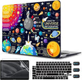 CISSOOK Compatible with MacBook Air 13 inch Case 2021 2020 2019 2018 Release A2337 M1 A2179 A1932, Hard Shell Case+ Keyboard Cover for MacBook Air 13 Inch with Retina Display Touch ID, Universe Space