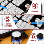RUNJRX Keyboard Lube Kit and Switch Lube 15g/0.53oz JRX-205 G0 with Switch Opener Tweezers for Custom Keyboard