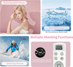 Rechargeable Shutter Release for Nikon AODELAN Wireless Camera Remote Control Compatible with COOLPIX P1000, P1100, P950, B600, A1000, Z50, Z30, Z fc, Z6 II, Z7 II,Z5, Replaces Nikon ML-L7(White)